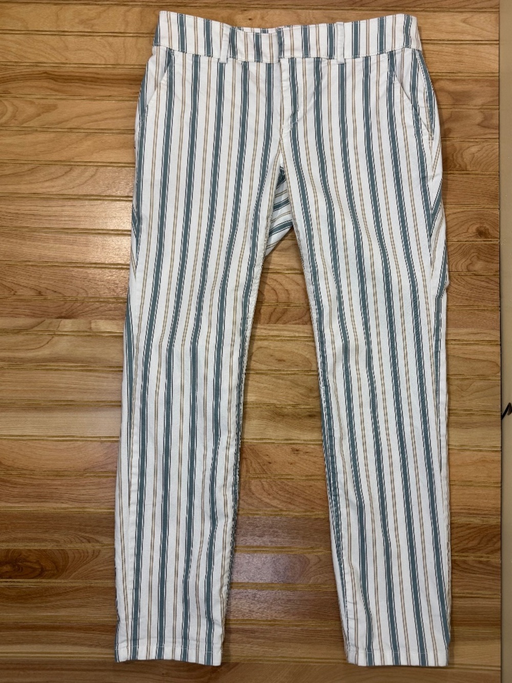 Loft White Cotton Pants Size 4